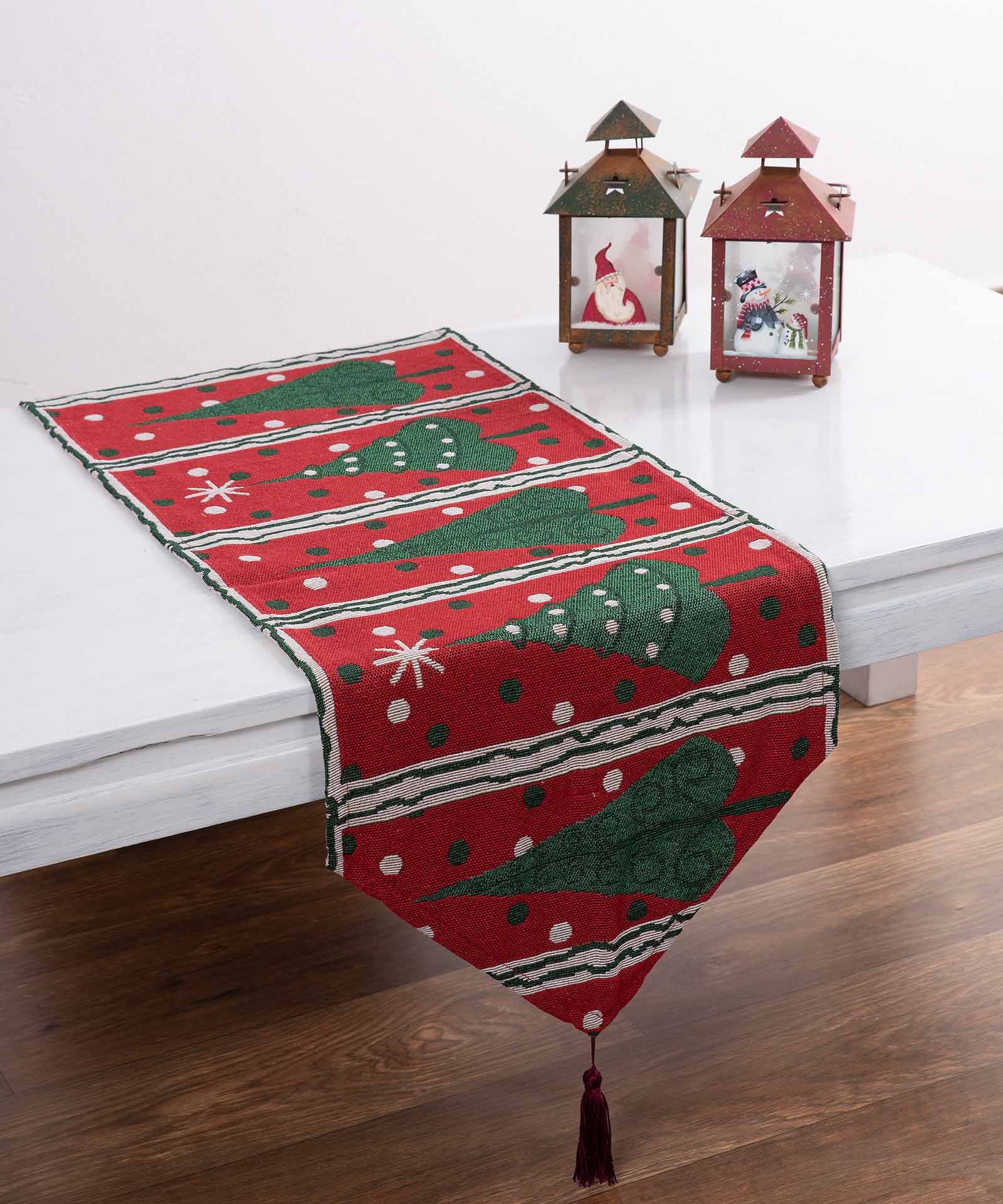 xmastree χριστουγεννιάτικη τραβέρσα (45cm x 170cm) xmastree SilkFashion - Image 1