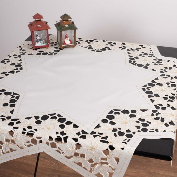 χριστουγεννιάτικο τραπεζοκαρέ (140cm x 140cm) y21 SilkFashion