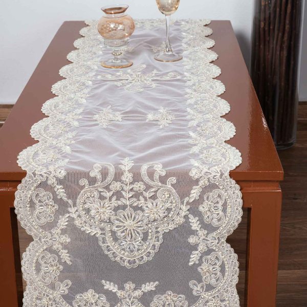 τραβέρσα (40cm X 110cm) YL12A-176 μπέζ SilkFashion