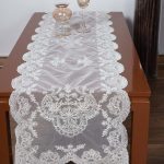τραβέρσα (40cm X 110cm) YL12A-176 ivory SilkFashion