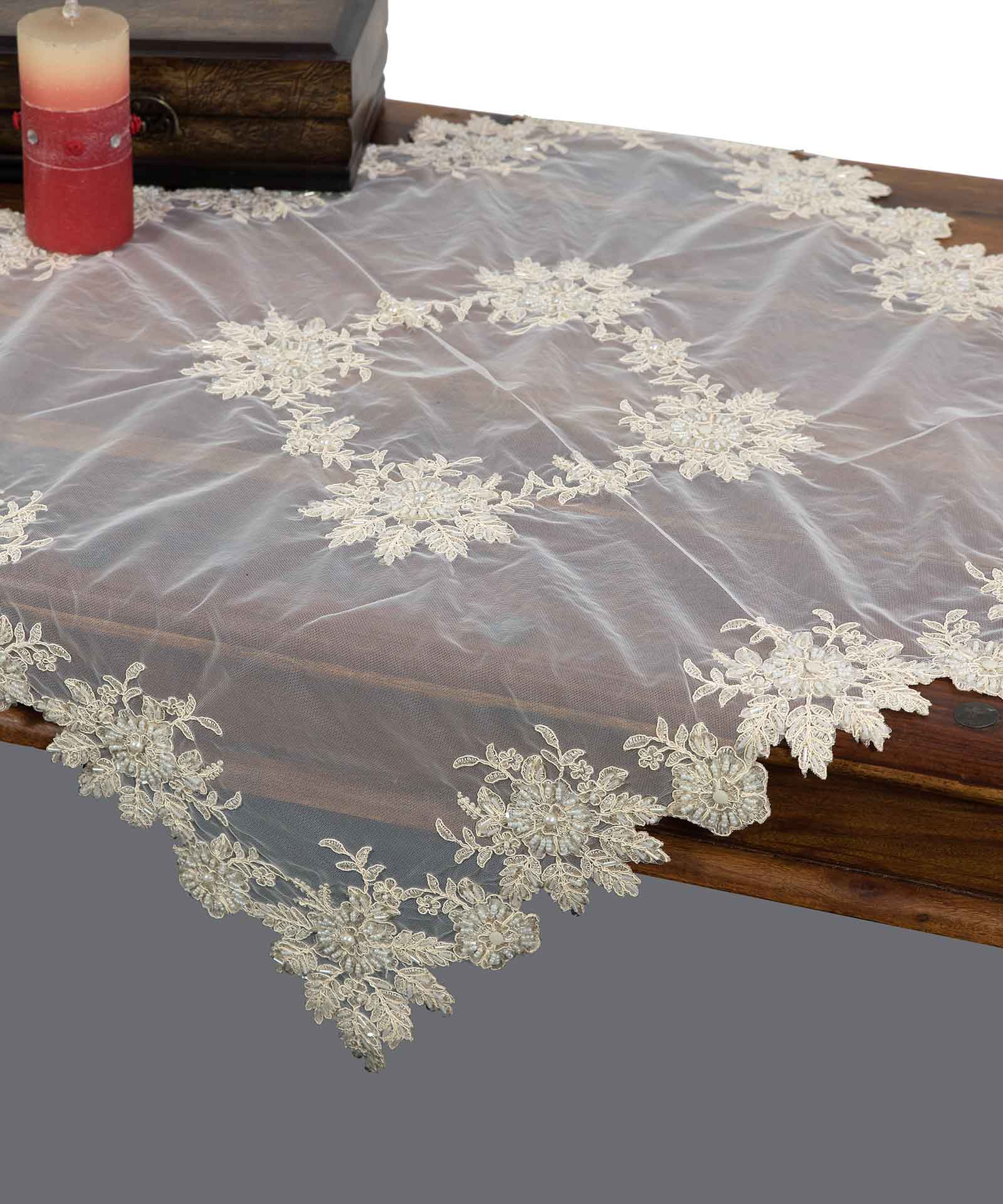 yl2016xryso-2 τραπεζοκαρέ (140cm X 140cm) YL2016 χρυσό SilkFashion - Image 1