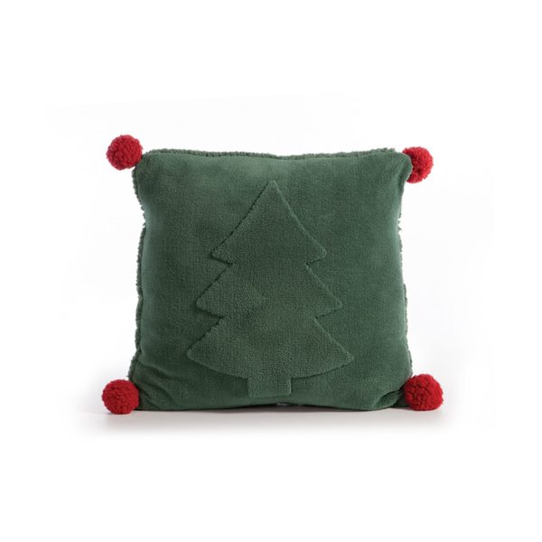 Χριστουγεννιάτικο Μαξιλάρι 45×45 Nef Nef Trees Of Joy Green