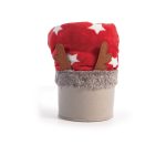 Χριστουγεννιάτικη Κουβέρτα Καναπέ Fleece 110x140 Nef Nef Christmas Starlight Red/Ecru