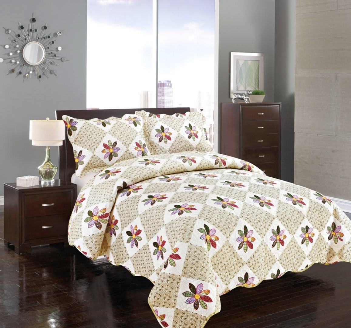 ΜΑΡΓΑΡΙΤΑ-PINKSONICb ΚΟΥΒΕΡΛΙ σετ (220cm x 240cm + 2 x 50cm x 70cm) ΜΑΡΓΑΡΙΤΑ SilkFashion - Image 1