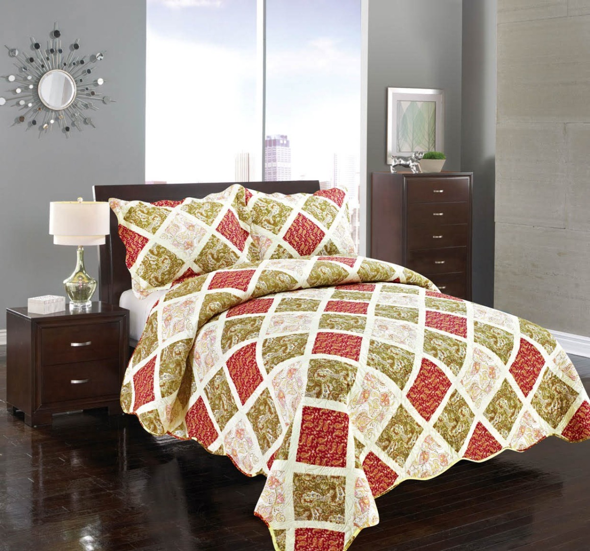 ΠΑΛ-ΚΑΡΡΩ-PINKSONICb ΚΟΥΒΕΡΛΙ σετ (220cm x 240cm + 2 x 50cm x 70cm) ΠΑΛ ΚΑΡΡΩ SilkFashion - Image 1