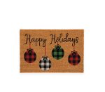 Χριστουγεννιάτικο Τάπετο Εισόδου 40x60 Nef Nef Happy Holiday Natural