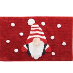 Χριστουγεννιάτικο Τάπετο Μπάνιου 50×80 Nef Nef My Dwarf Red
