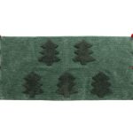 Χριστουγεννιάτικο Τάπετο Μπάνιου 70×140 Nef Nef Trees Of Joy Green