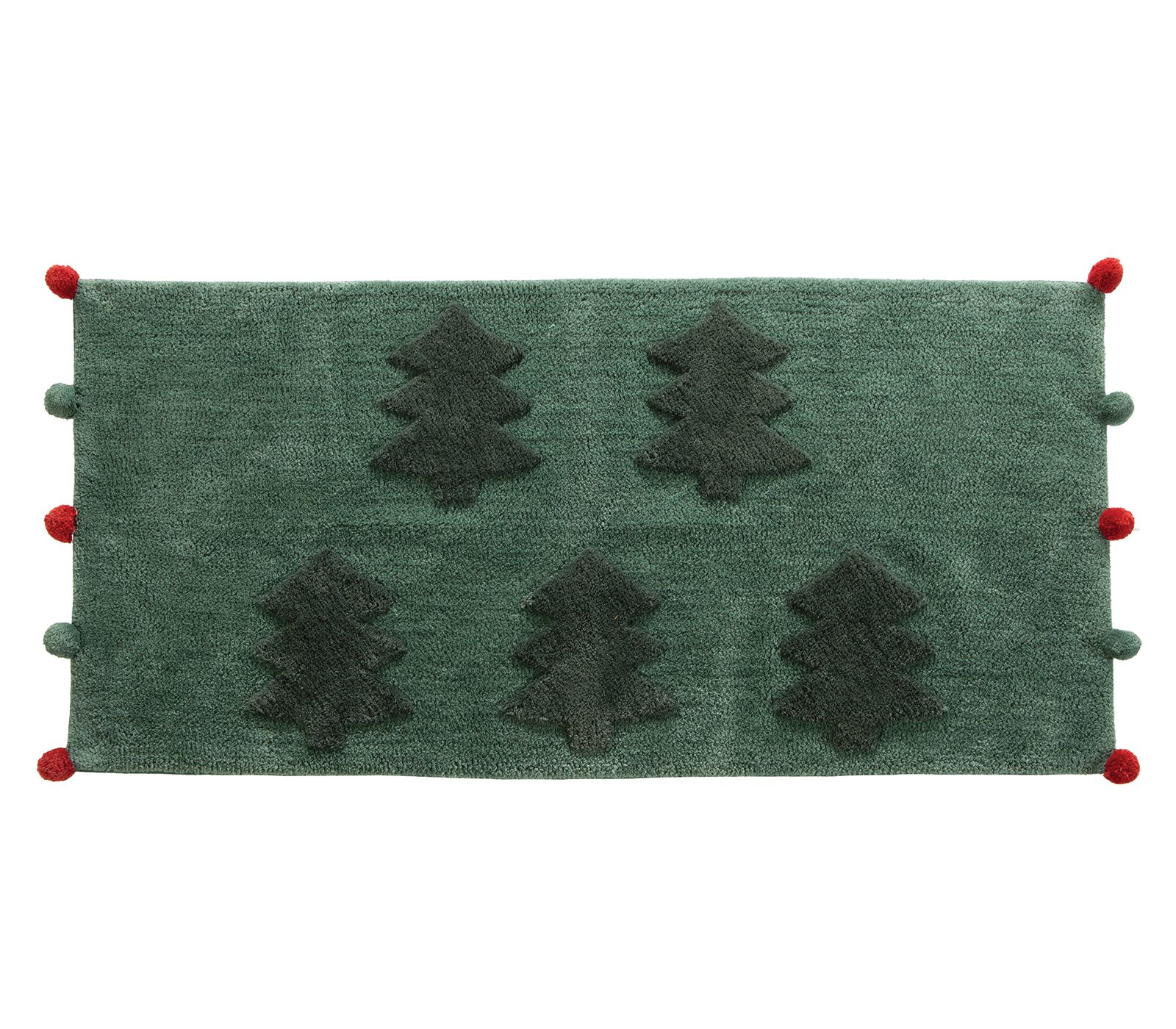 ΧΑΛΑΚΙ ΜΠΑΝΙΟΥ TREES OF JOY 70X140 Χριστουγεννιάτικο Τάπετο Μπάνιου 70×140 Nef Nef Trees Of Joy Green - Image 1