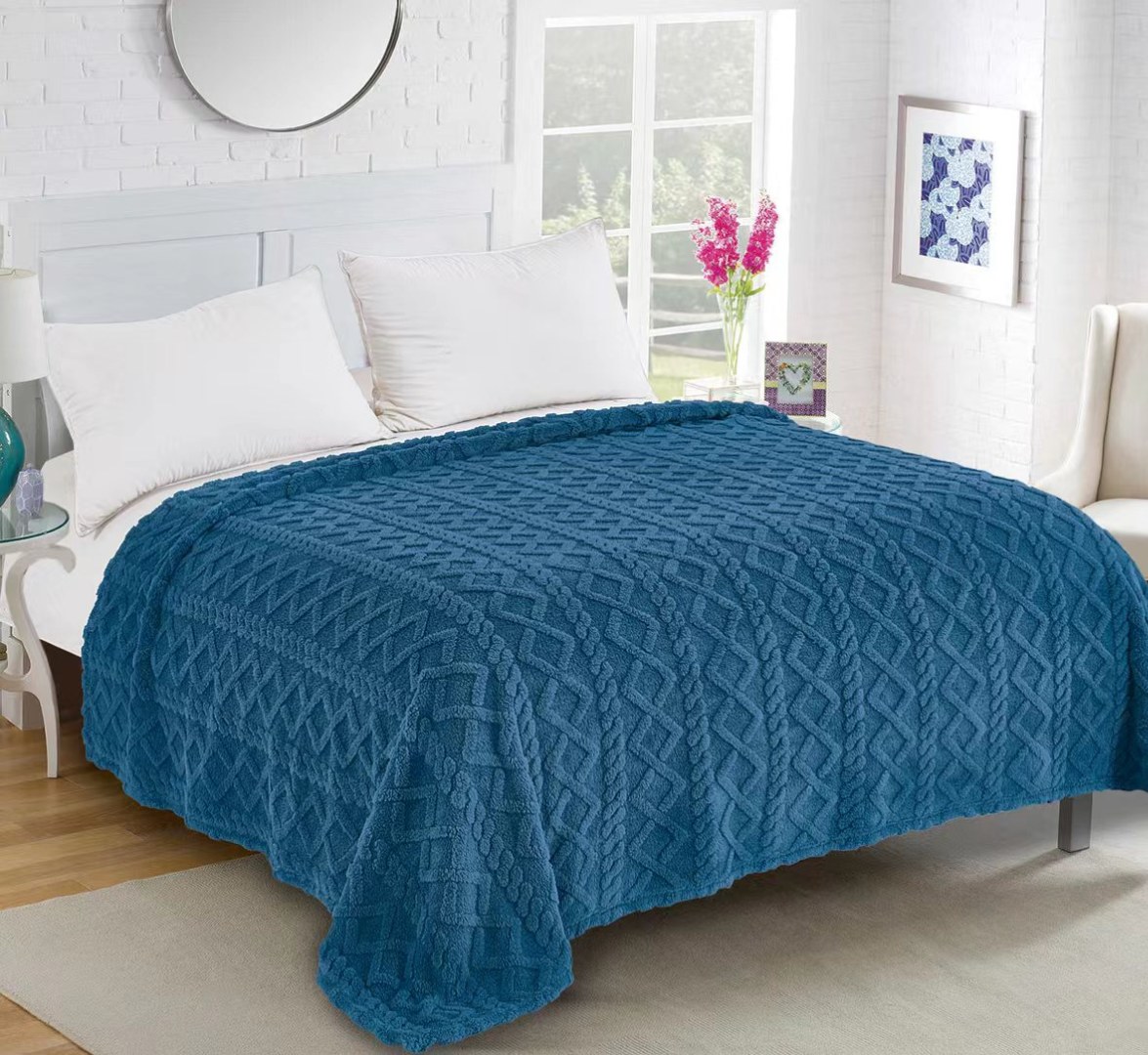 λ_-_υ_20230424132043 Fleece knitted (160cm x 220cm) ραφ SilkFashion - Image 1