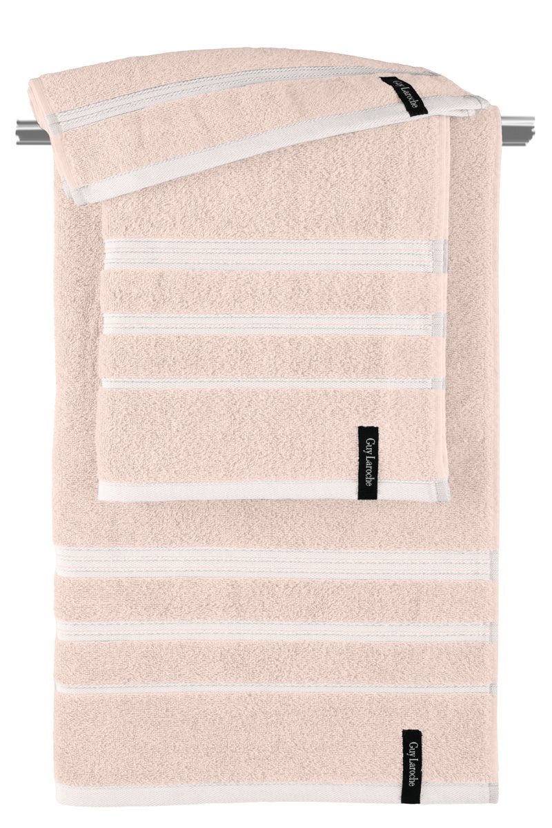 1122092225011 Σετ Πετσέτες 3 Τεμαχίων Guy Laroche Sofrano Pink - Image 1