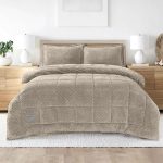 LINO Κουβερτοπάπλωμα Μονό (160x220) Lofti Taupe