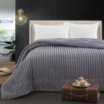 Beauty Home Κουβερτοπάπλωμα υπέρδιπλο Art 12524 220x240 Ανθρακί
