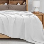 LINO Κουβέρτα Ημίδιπλη (170x240) Πικέ Cocoon Λευκό - Image 2