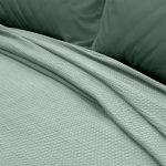 LINO Κουβέρτα King Size (240x260) Πικέ Cocoon Μέντα - Image 3