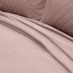 LINO Κουβέρτα King Size(240x260) Πικέ Cocoon Ροζ - Image 3