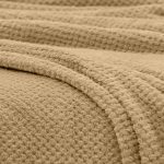 LINO Κουβέρτα Υπέρδιπλη (220x240) Fleece Napnest Μπεζ - Image 3