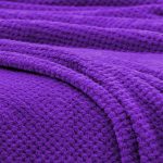 LINO Κουβέρτα Υπέρδιπλη (220x240) Fleece Napnest Μωβ - Image 3