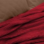 LINO Κουβέρτα Υπέρδιπλή (220x240) Fleece Napnest Μπορντώ - Image 2