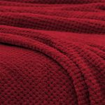 LINO Κουβέρτα Υπέρδιπλή (220x240) Fleece Napnest Μπορντώ - Image 3