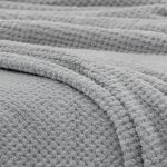 LINO Κουβέρτα Υπέρδιπλη (220x240) Fleece Napnest Ανοιχτό Γκρι - Image 3