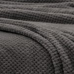 LINO Κουβέρτα Υπέρδιπλη (220x240) Fleece Napnest Σκούρο Γκρι - Image 3
