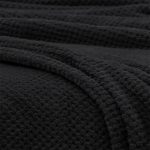 LINO Κουβέρτα Υπέρδιπλη (220x240) Fleece Napnest Μαύρο - Image 3