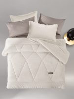 Κουβερτοπάπλωμα Υπέρδιπλο 220×240 Saint Clair Serena Ivory