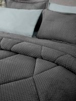 Κουβερτοπάπλωμα Υπέρδιπλο 220×240 Saint Clair Serena Carbon - Image 2