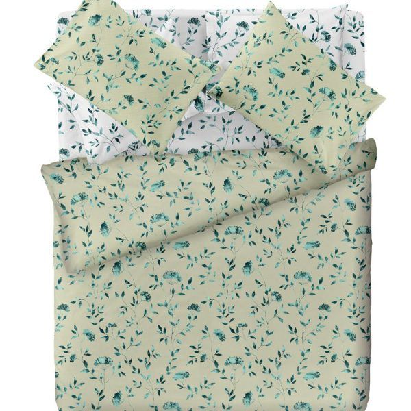 Σετ Παπλωματοθήκη Υπέρδιπλη 225×245 Saint Clair Amor Aqua