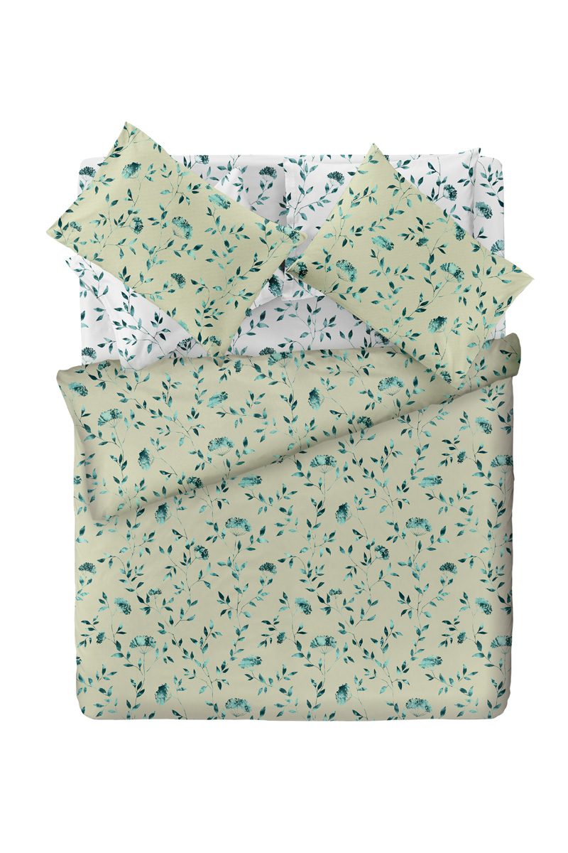 1712092225000 Σετ Παπλωματοθήκη Υπέρδιπλη 225×245 Saint Clair Amor Aqua - Image 1