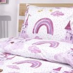 LINO Σετ Παιδική Παπλωματοθήκη (160x240) Dreamy Castleland Λευκό - Image 2