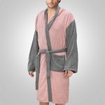 LINO Μπουρνούζι με κουκούλα Small Revel Ροζ - Image 3