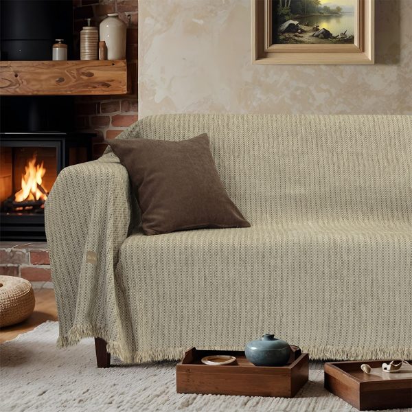 LINO Ριχτάρι Πολυθρόνας (180x180) Velora Εκρού