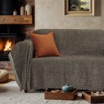 LINO Ριχτάρι Κανάπέ Τριθέσιο (180x300) Malta Μόκα