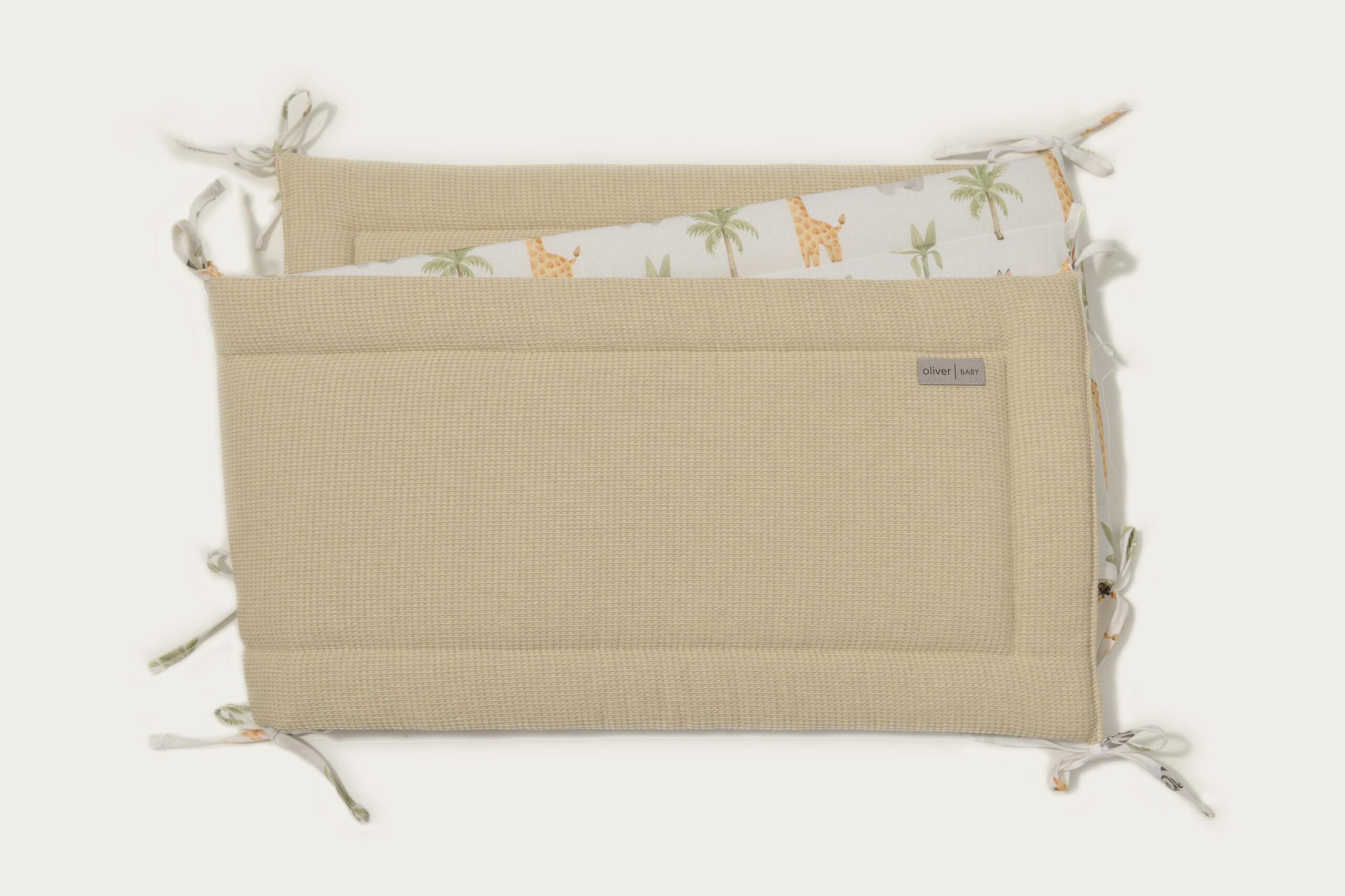 46-6702-424-scaled Πάντα Προστασίας Κρεβατιού Design 424 Μπεζ Oliver Baby - Image 1