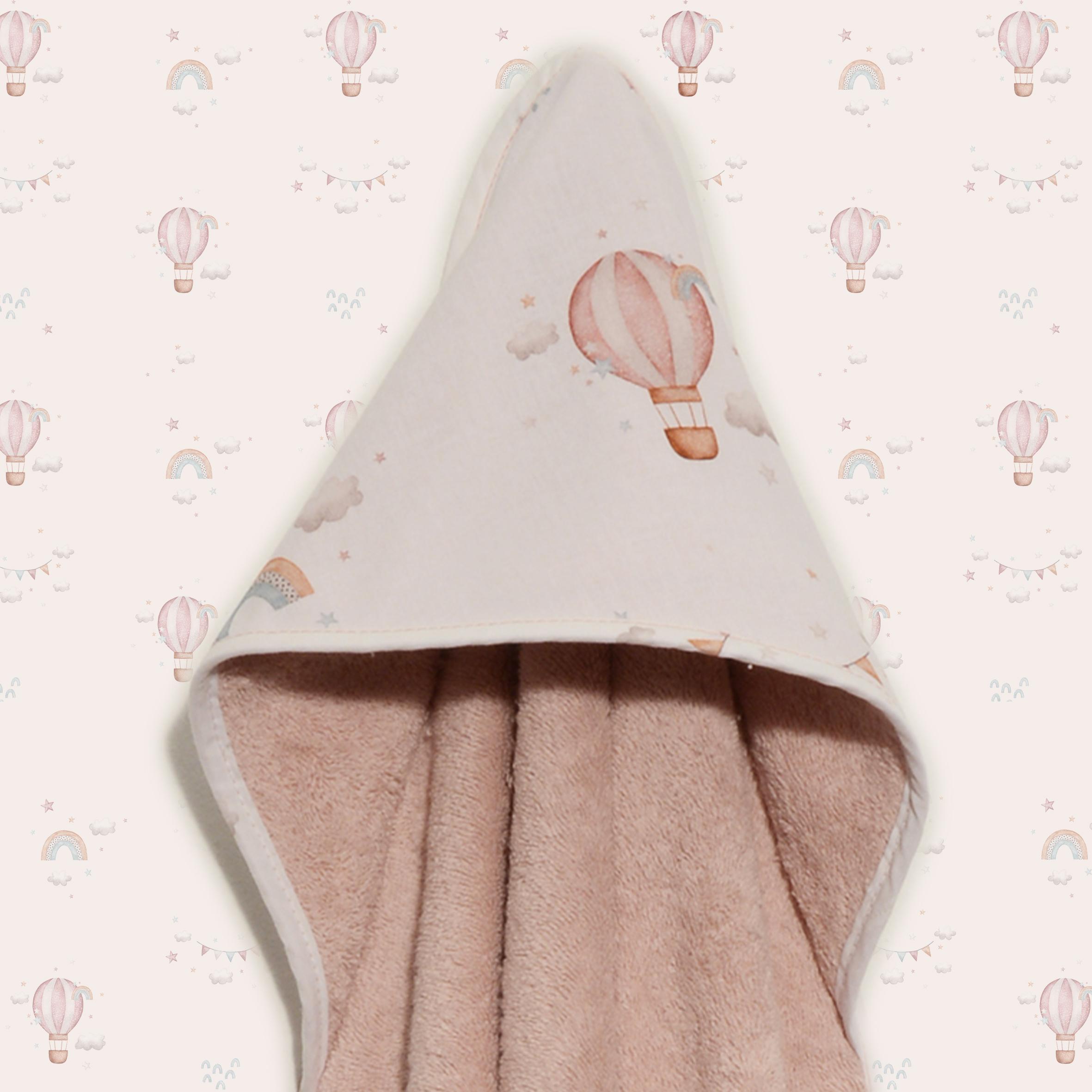 46-6730-422 Μπουρνούζι κάπα 75x75 100% βαμβάκι 450 γρμ/τμ Des. 422 Oliver Baby - Image 1