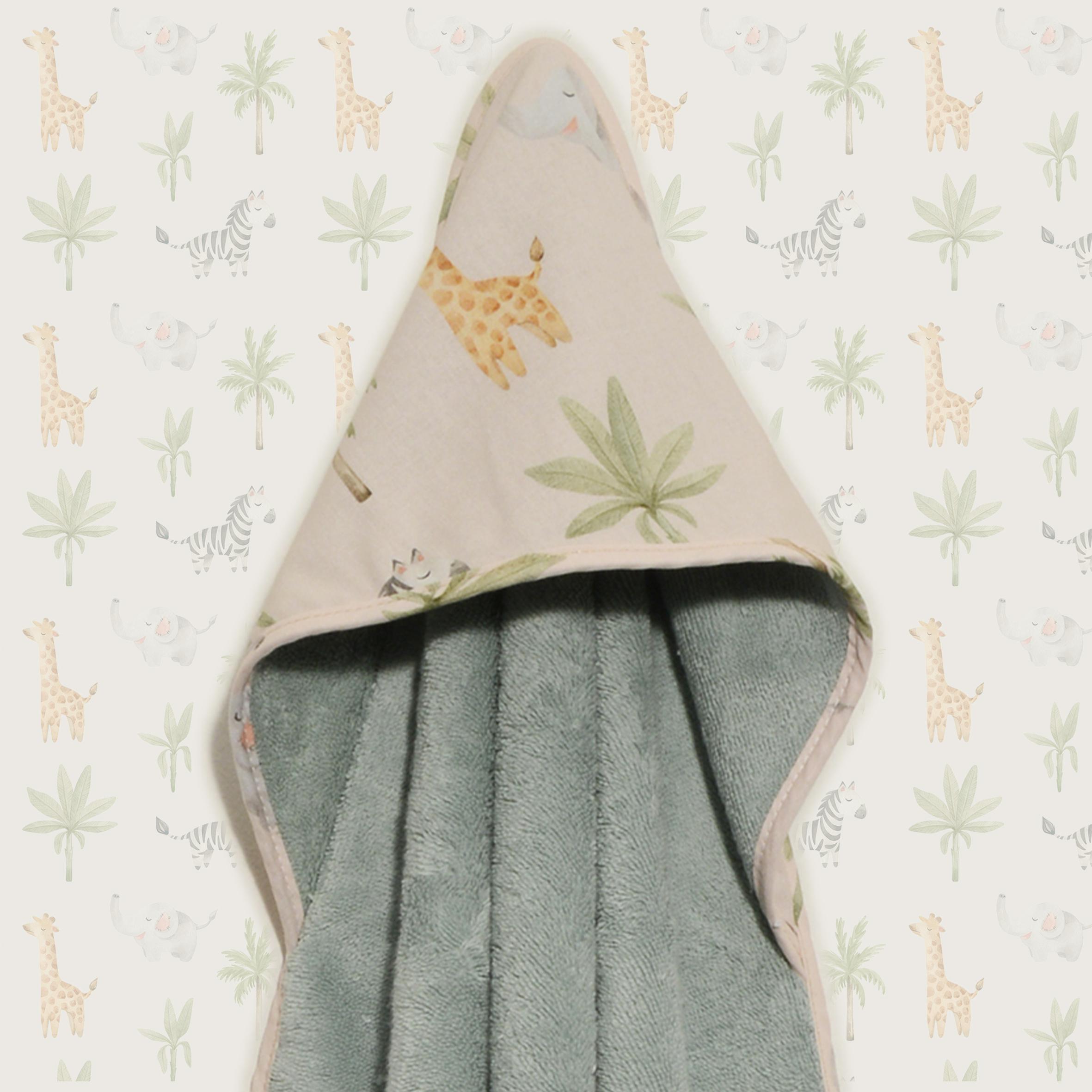 46-6730-425 Μπουρνούζι κάπα 75x75 100% βαμβάκι 450 γρμ/τμ Des.425 Oliver Baby - Image 1