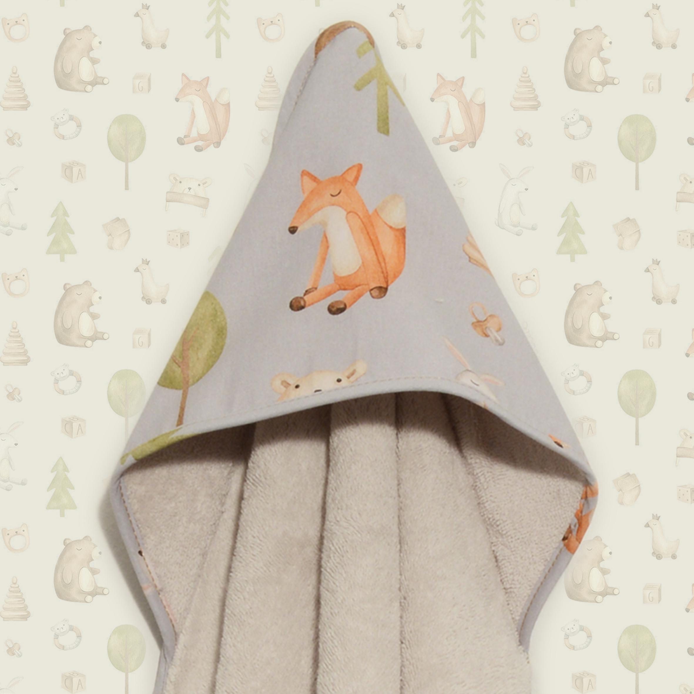 46-6730-427 Μπουρνούζι κάπα 75x75 100% βαμβάκι 450 γρμ/τμ Des.427 Oliver Baby - Image 1