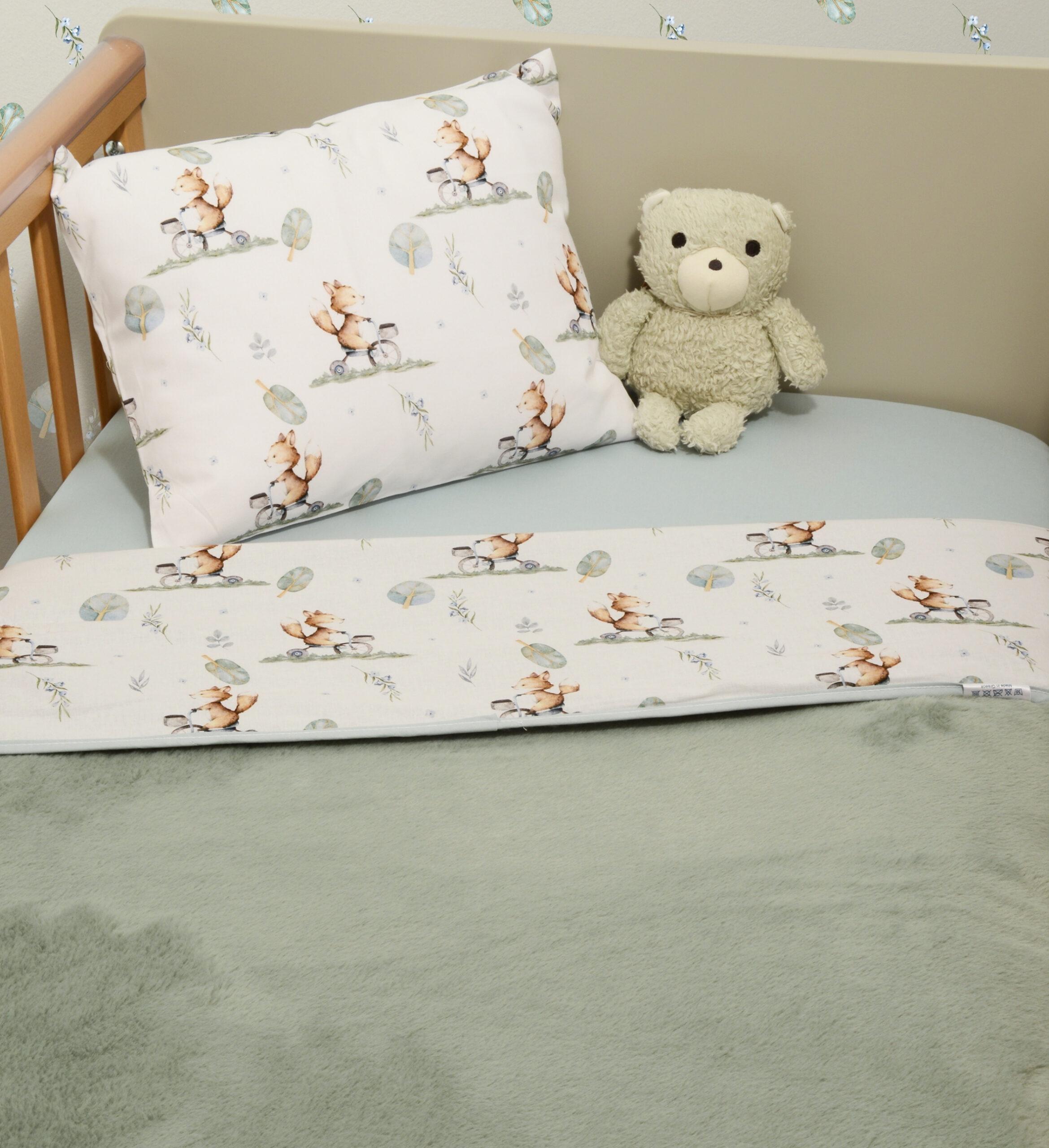 46-6734-423-scaled Minky ΝEW Κουβέρτα Κούνιας Διπλής Όψης 100x150 Des.423 Oliver Baby - Image 1