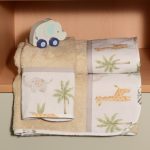 Σετ πετσέτες 2 τεμ 100% βαμβάκι 450 γρμ/τμ 30x50 & 70x120 Des.424 Oliver Baby