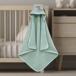 LINO Κάπα Μπεμπέ (75x75) Lagarto Mint - Image 2