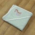 LINO Κάπα Μπεμπέ (75x75) Lagarto Mint - Image 3