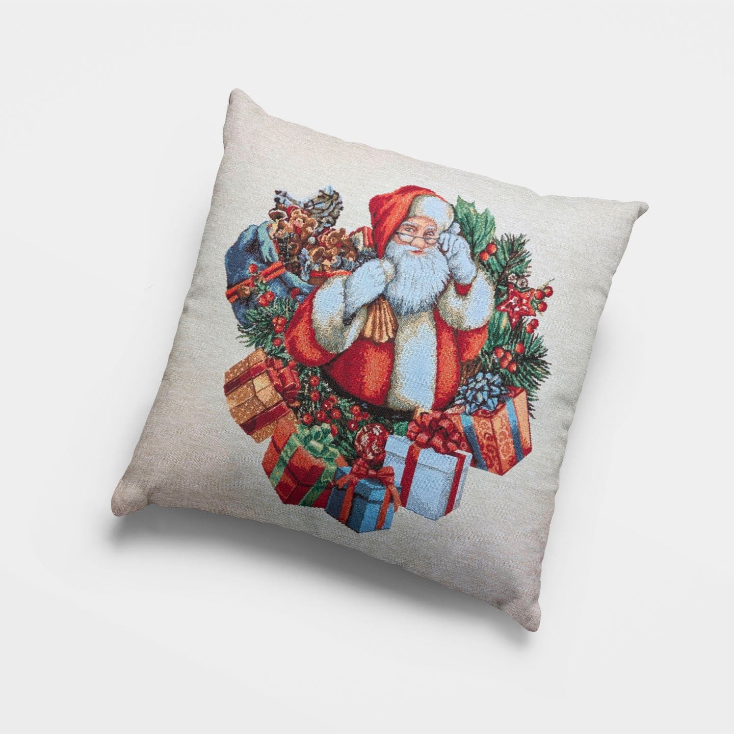 Santa-gifts Χριστουγεννιάτικη Μαξιλαροθήκη 45Χ45 Cotone | Santa gifts - Image 1