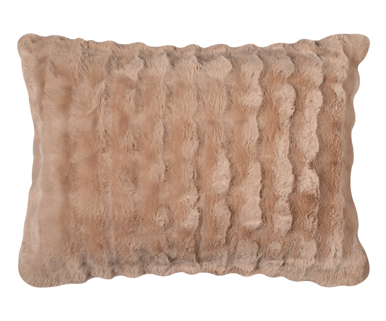 Untitled-4223 Μαξιλαροθήκη burble (50cm x 70cm) ανοιχτό καφέ SilkFashion - Image 1