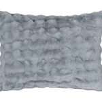 Μαξιλαροθήκη burble (50cm x 70cm) γκρί SilkFashion