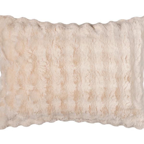 Μαξιλαροθήκη burble (50cm x 70cm) cream SilkFashion