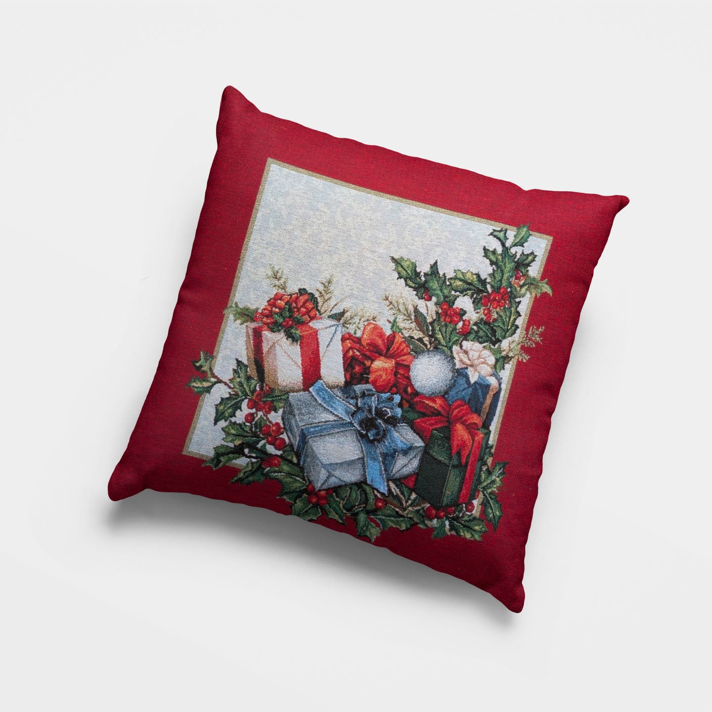 Xmas-boxes Χριστουγεννιάτικη Μαξιλαροθήκη 45Χ45 Cotone | Xmas box - Image 1