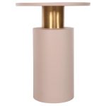 ΒΟΗΘΗΤΙΚΟ ΤΡΑΠΕΖΑΚΙ PUNJAB HM4239.03 ΜΕΤΑΛΛΟ ΣΕ ΕΚΡΟΥ-ΧΡΥΣΟΧΑΛΚΙΝΟ Φ36x47Υεκ. - Image 3