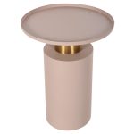 ΒΟΗΘΗΤΙΚΟ ΤΡΑΠΕΖΑΚΙ PUNJAB HM4239.03 ΜΕΤΑΛΛΟ ΣΕ ΕΚΡΟΥ-ΧΡΥΣΟΧΑΛΚΙΝΟ Φ36x47Υεκ. - Image 4